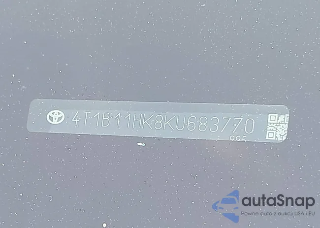 4T1B11HK8KU683770: 42987861