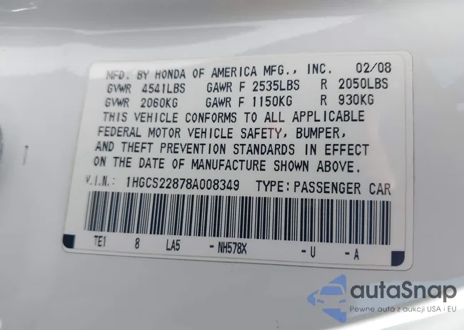 1HGCS22878A008349: 42987019