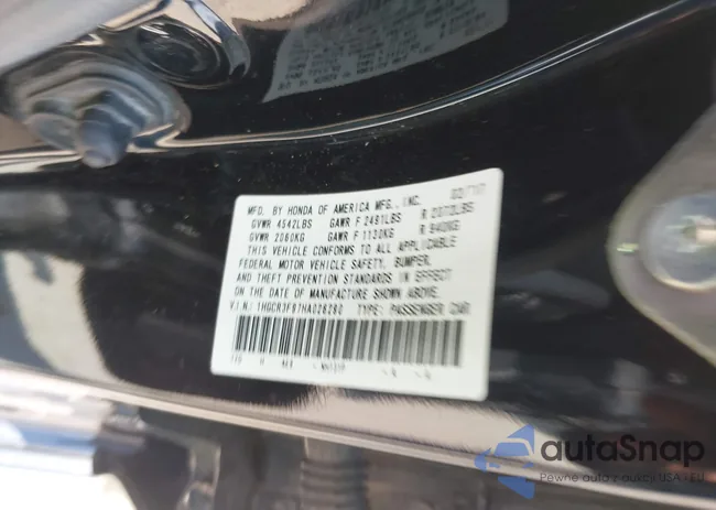 1HGCR3F97HA026290: 42987256