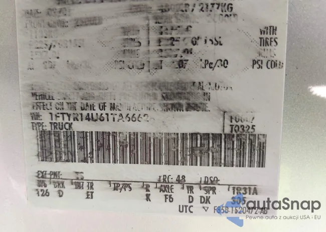 1FTYR14U61TA66628: 42987348