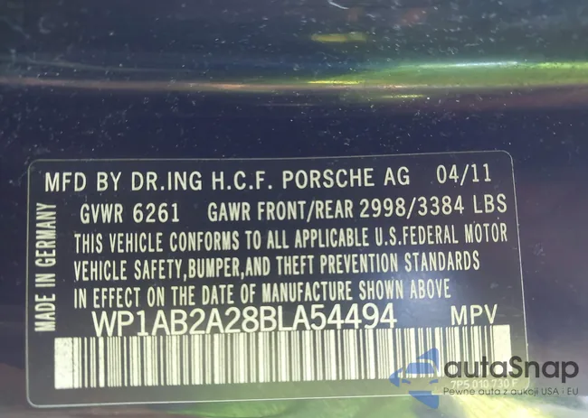 WP1AB2A28BLA54494: 42988370