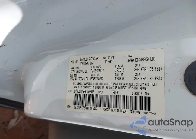 1D7HU18P67S150892: 42988572