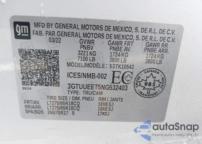 3GTUUEET5NG532403: 42987970