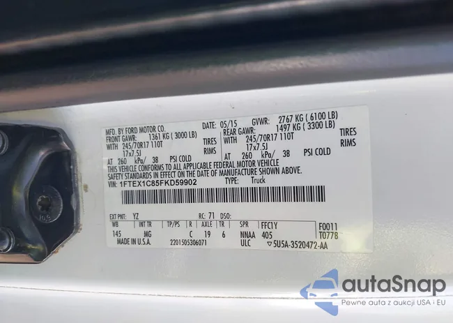 1FTEX1C85FKD59902: 42988082