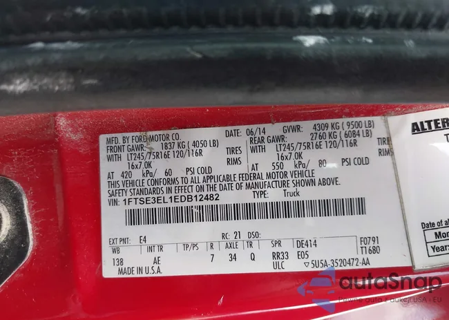 1FTSE3EL1EDB12482: 42989433