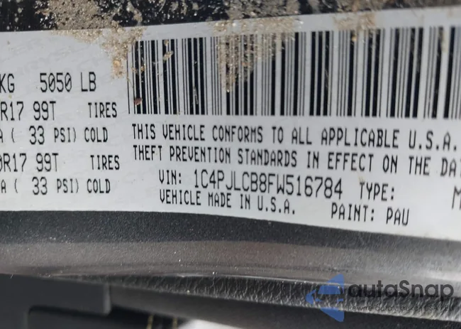 1C4PJLCB8FW516784: 42989455