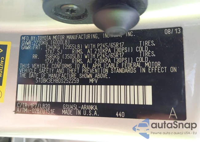 5TDBK3EH8DS252259: 42989463