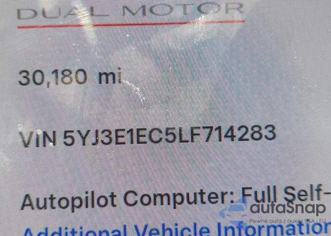 5YJ3E1EC5LF714283: 42989479