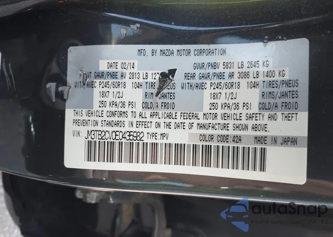 JM3TB2CV0E0435982: 42989773