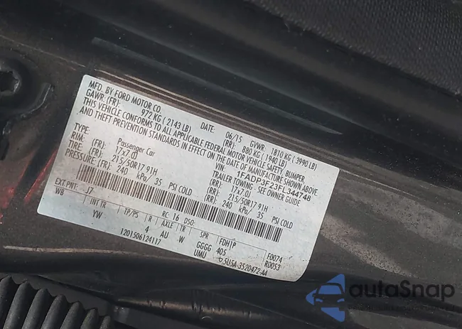 1FADP3F23FL344748: 42989877