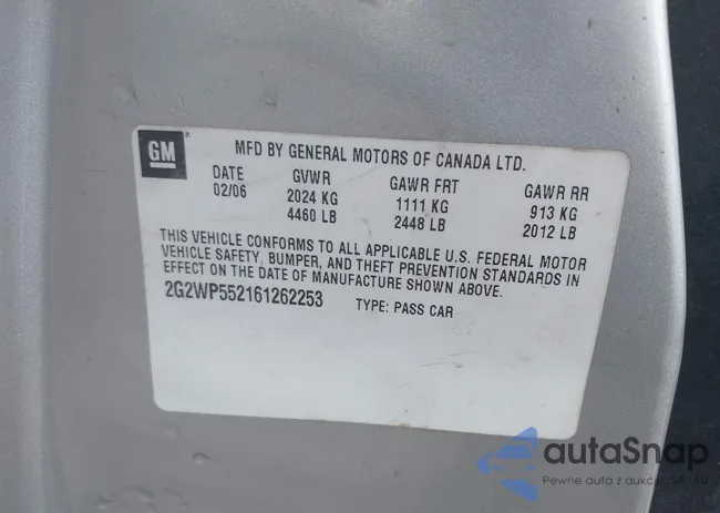 2G2WP552161262253: 42988969