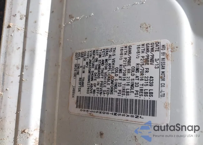 JN8AS5MT8DW527680: 42989151