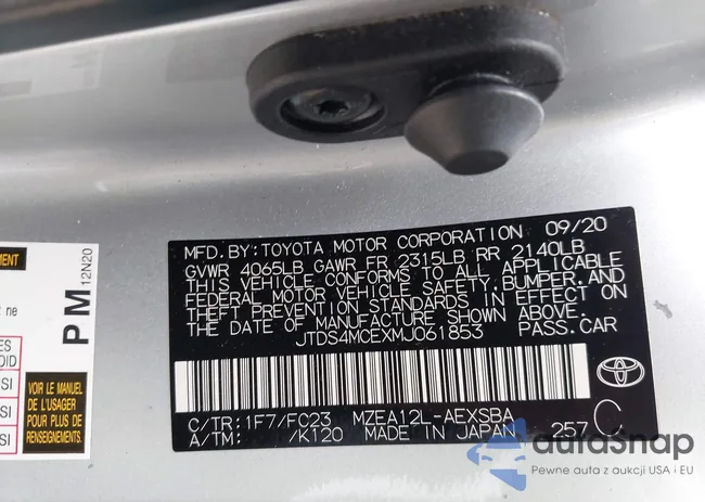 JTDS4MCEXMJ061853: 42990367