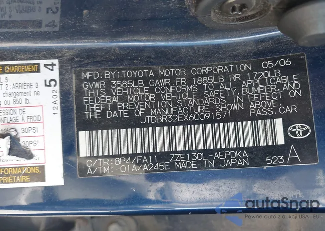 JTDBR32EX60091571: 42990549