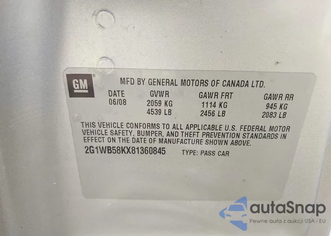 2G1WB58KX81360845: 42990640