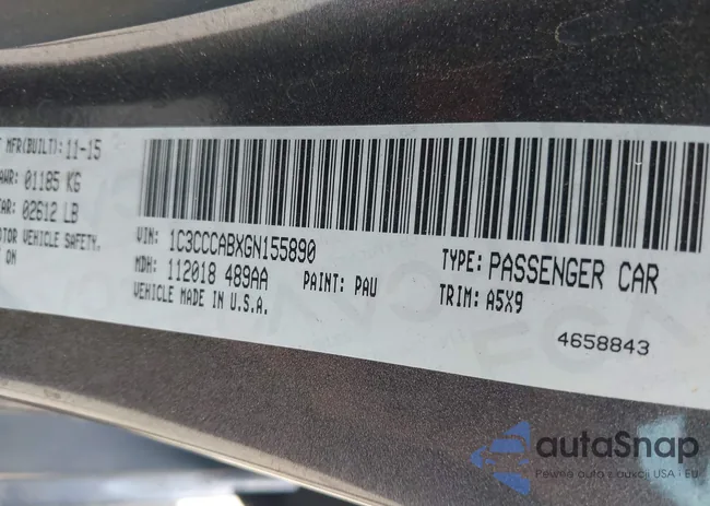 1C3CCCABXGN155890: 42990650