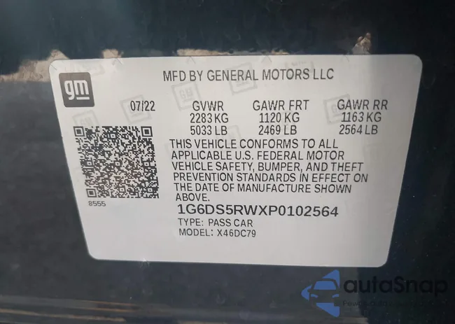 1G6DS5RWXP0102564: 42990870