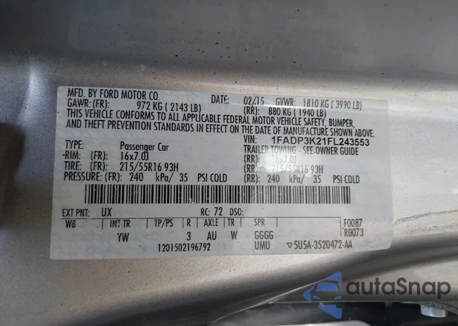 1FADP3K21FL243553: 42990941