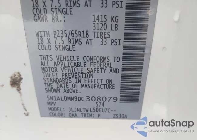 5N1AL0MM9DC308079: 42990023