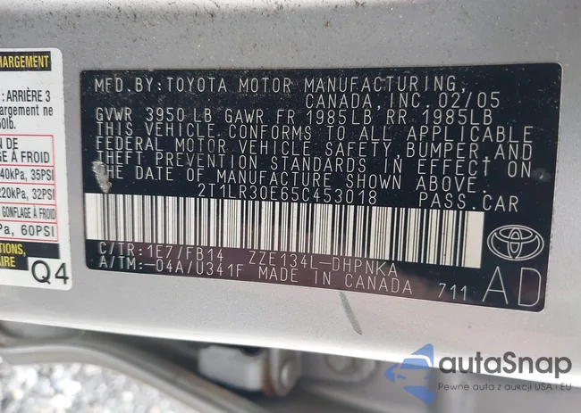 2T1LR30E65C453018: 42991378