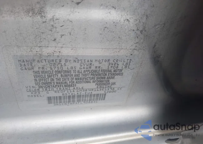 3N1CN7APXFL908831: 42991895