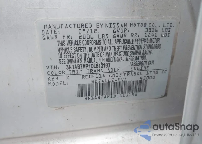 3N1AB7AP1DL613193: 42991908