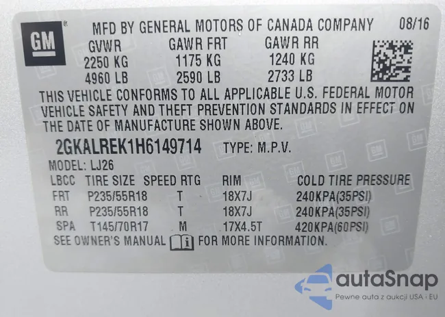 2GKALREK1H6149714: 42991931