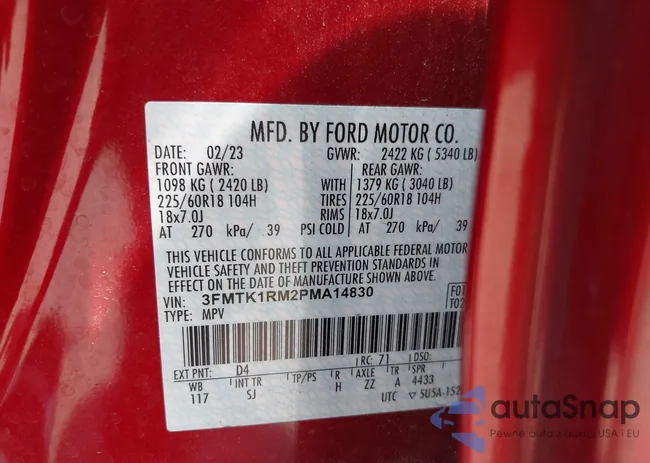 3FMTK1RM2PMA14830: 42991160