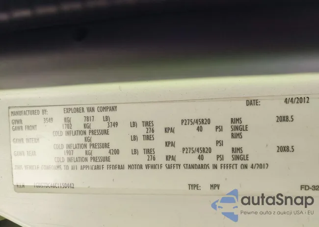 1GDS7DC46C1150442: 42992438