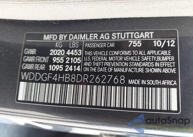 WDDGF4HB8DR262768: 42992549