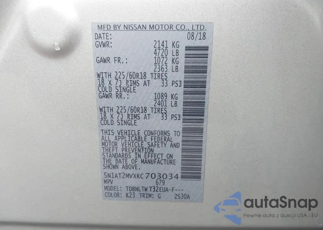 5N1AT2MVXKC703034: 42992727