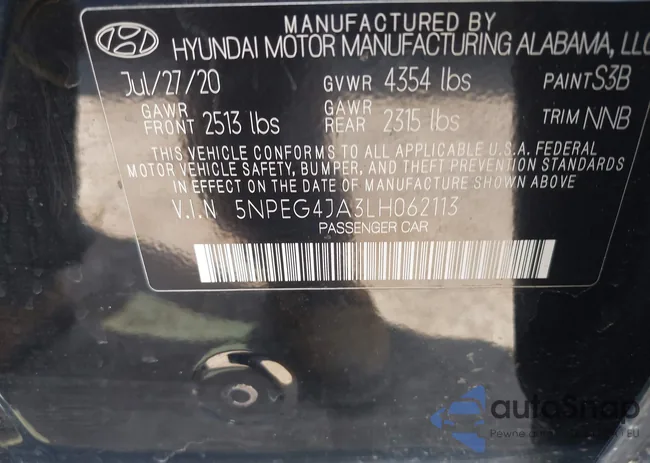 5NPEG4JA3LH062113: 42992740