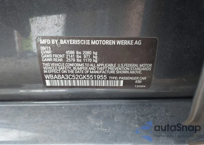 WBA8A3C52GK551955: 42992167