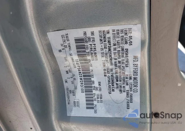 1FAFP36N25W293100: 42993386