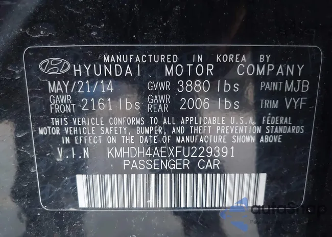 KMHDH4AEXFU229391: 42993480