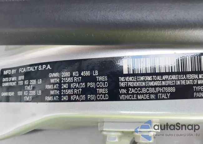 ZACCJBCB8JPH76889: 42993486