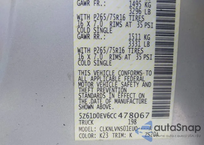 5Z61D0EV6CC478067: 42993490