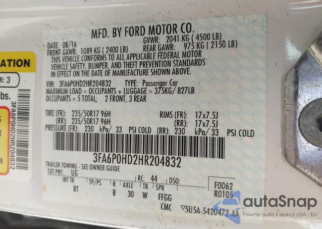 3FA6P0HD2HR204832: 42993507