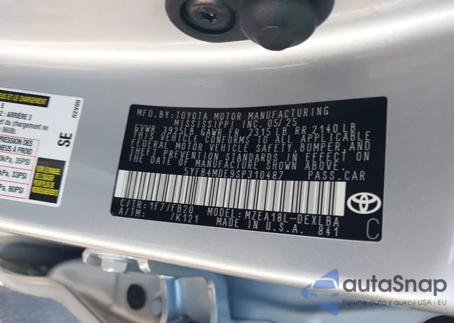 5YFB4MDE9SP310487: 42993548