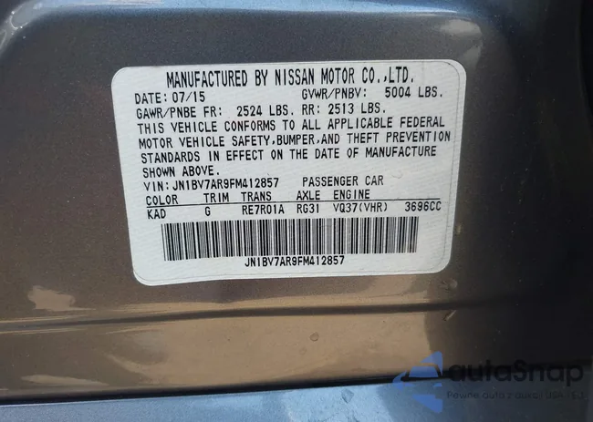 JN1BV7AR9FM412857: 42993557