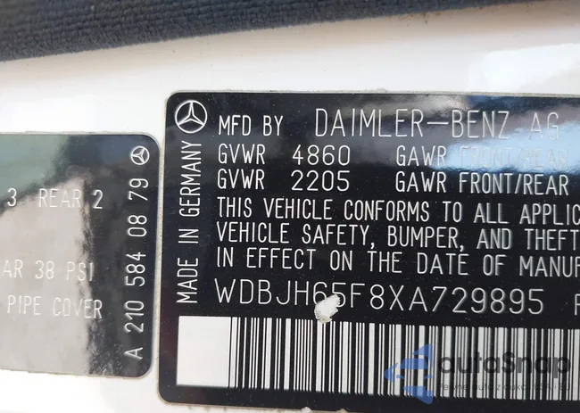 WDBJH65F8XA729895: 42993598