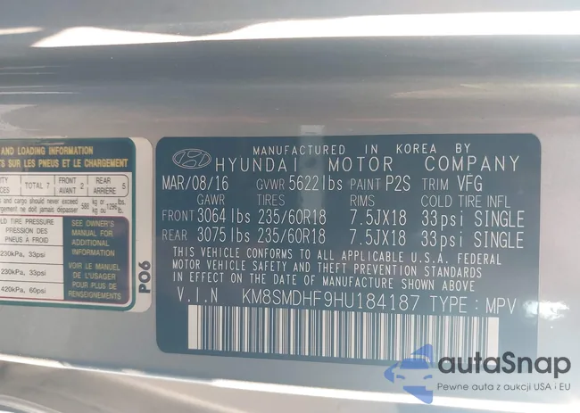 KM8SMDHF9HU184187: 42993708