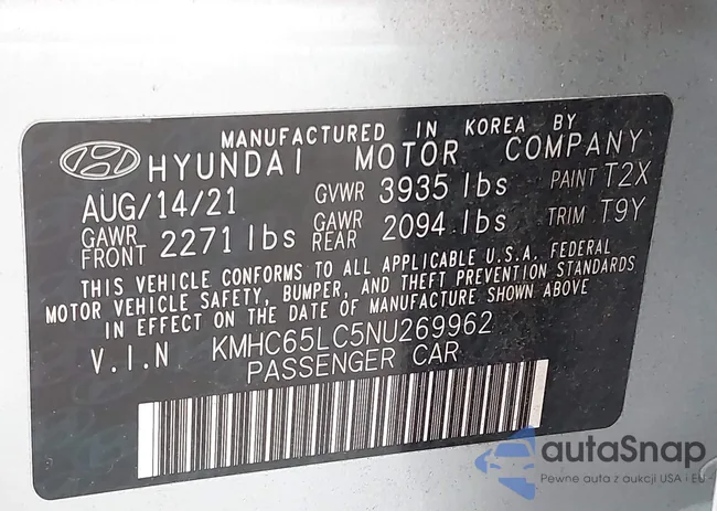 KMHC65LC5NU269962: 42993030