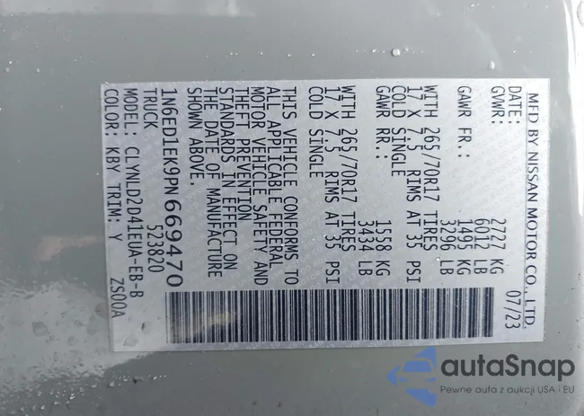 1N6ED1EK9PN669470: 42994430