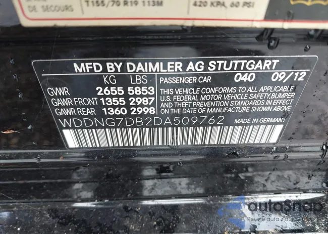 WDDNG7DB2DA509762: 42994132