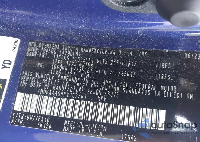 7MUBAAAG9PV062761: 42994234
