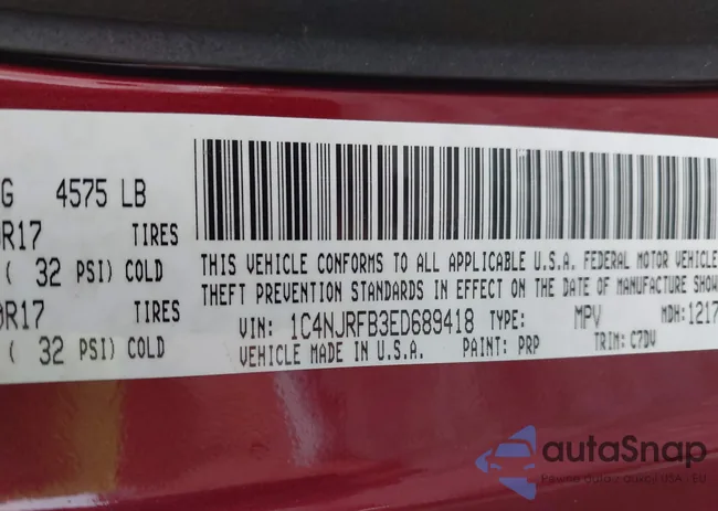 1C4NJRFB3ED689418: 42994239