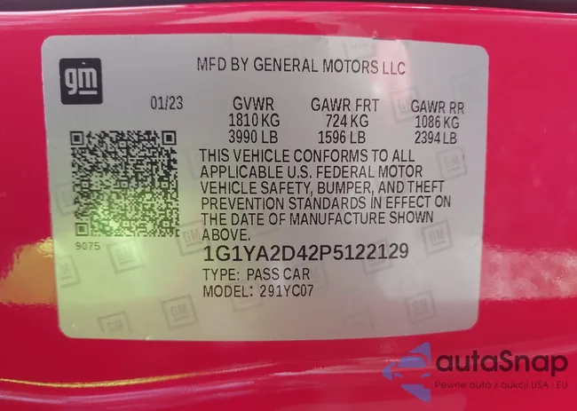 1G1YA2D42P5122129: 42994326