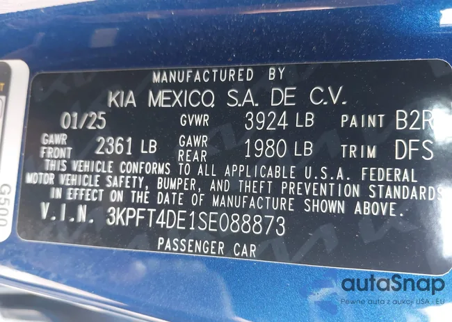 3KPFT4DE1SE088873: 42995556