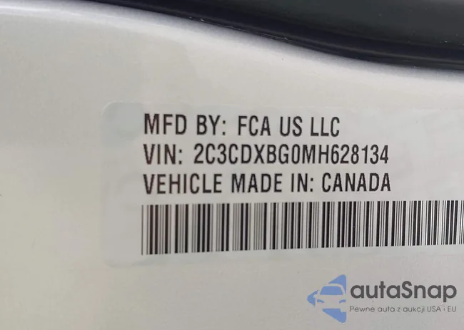 2C3CDXBG0MH628134: 42995730